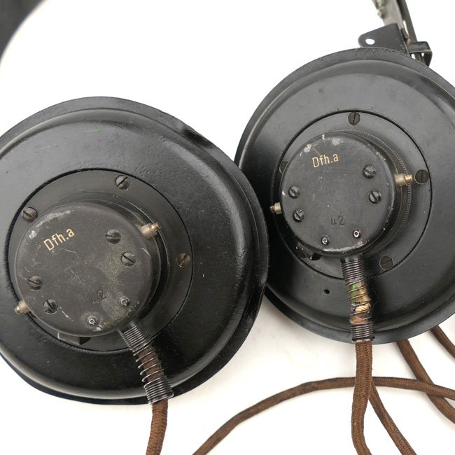 Wehrmacht 'Dfh.b' Panzer Headphone 1942 — image 7