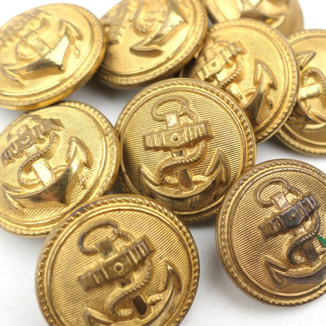 Set of 9 24mm Kriegsmarine Tunic Buttons — image 2