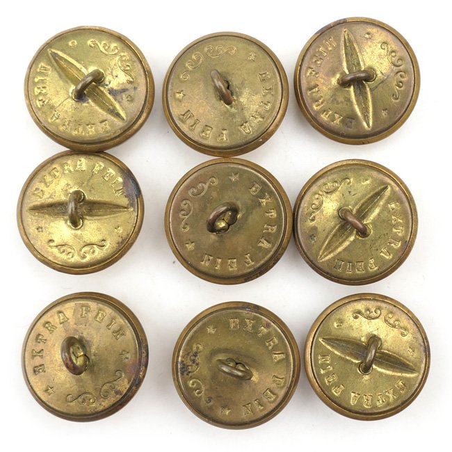 Set of 9 24mm Kriegsmarine Tunic Buttons — image 3