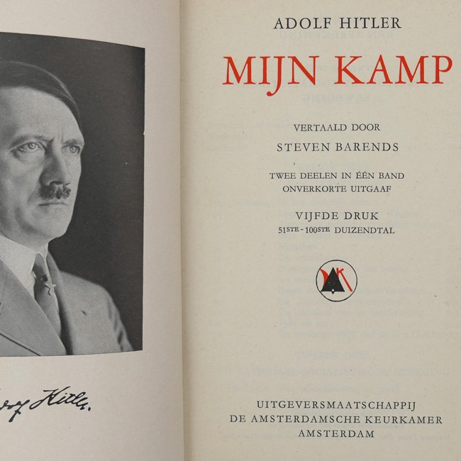 Adolf Hitler's 'Mijn Kamp' - Dutch Version — image 4