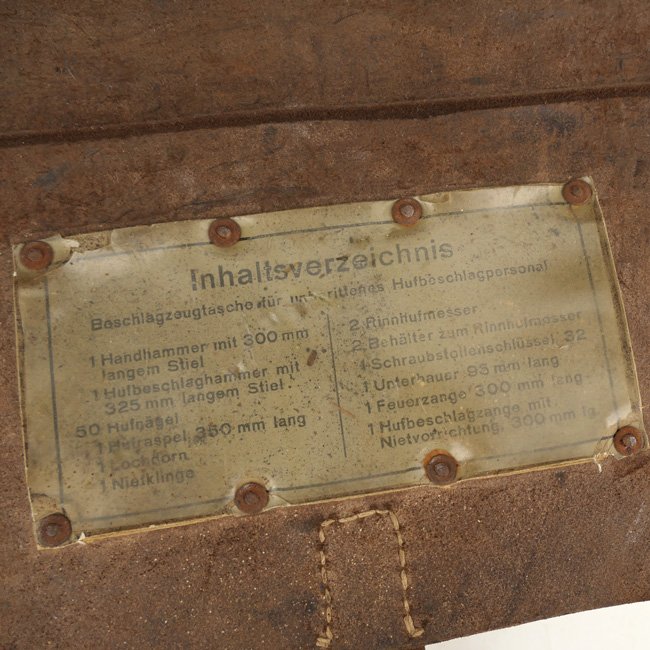 Wehrmacht Unmounted Farrier's Tool Pouch — image 4