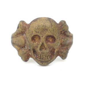 Rare original German 'Totenkopfring'