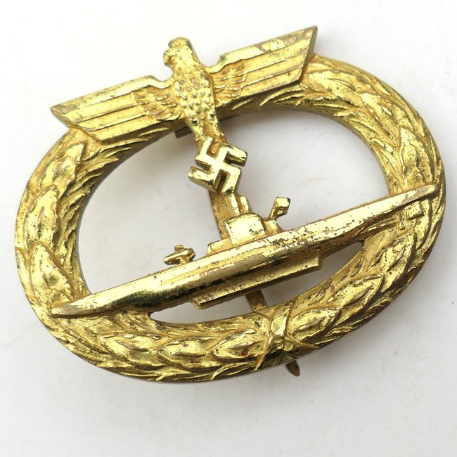 Kriegsmarine U-boat War Badge 'Schwerin' — image 2