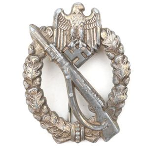 Infantry Assault Badge in Silver 'H'