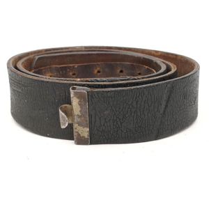 Wehrmacht parade type laquered Leather Belt