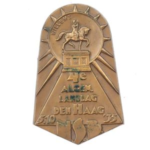 NSB '4e Algem. Landdag Den Haag' Tinnie 1935