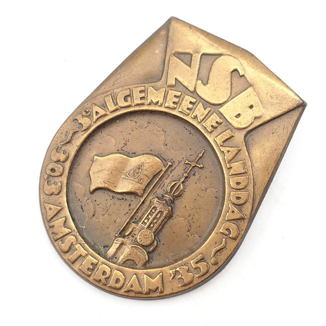 NSB '3e Algemeene Landdag Amsterdam' Tinnie 1935 — image 2