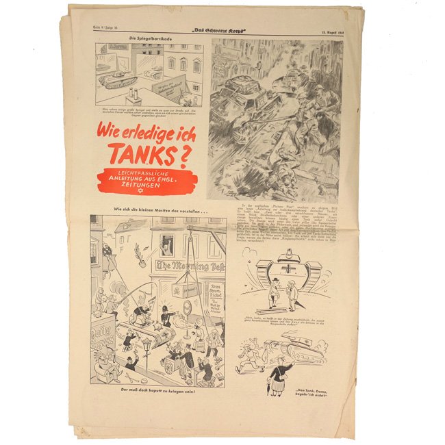 'Das Schwarze Korps' Newspaper 15 August 1940 — image 8