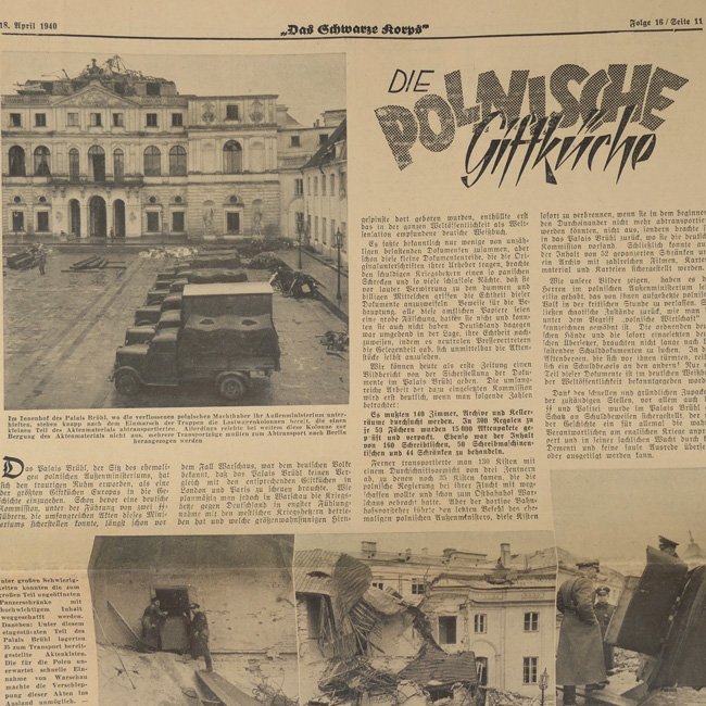 'Das Schwarze Korps' Newspaper 18 April 1940 — image 8