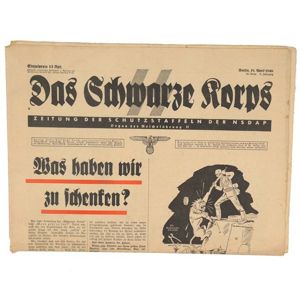 'Das Schwarze Korps' Newspaper 18 April 1940