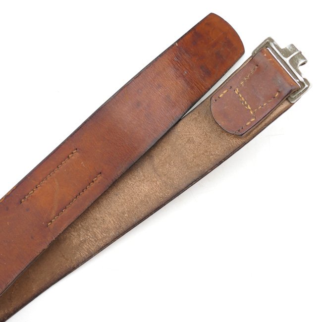 Lightbrown WH (Heer) EM/NCO's Leather Belt — image 2