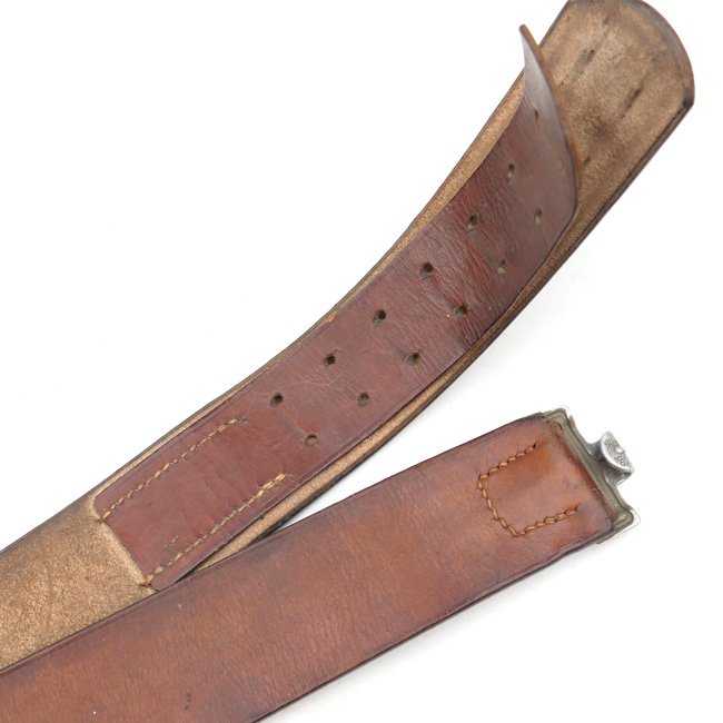 Lightbrown WH (Heer) EM/NCO's Leather Belt — image 4