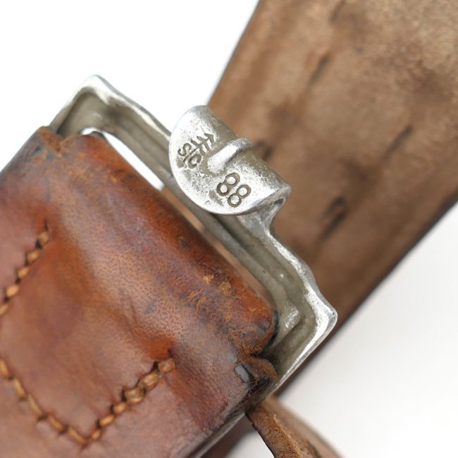 Lightbrown WH (Heer) EM/NCO's Leather Belt — image 5