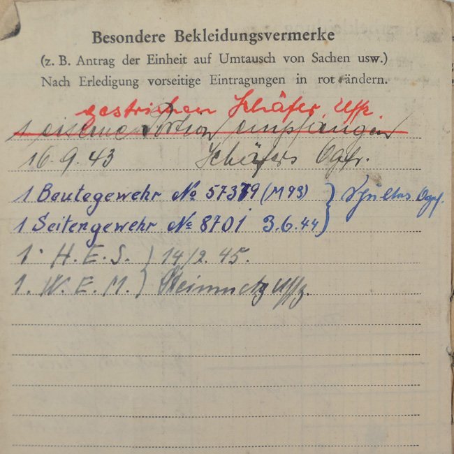 Luftwaffe Soldbuch 'Karl Ehrenberger' — image 10