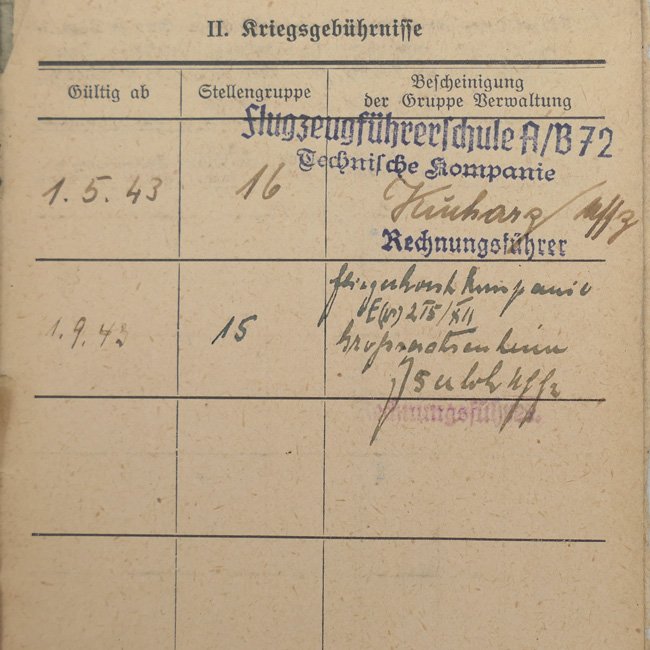Luftwaffe Soldbuch 'Karl Ehrenberger' — image 13