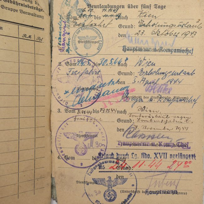 Luftwaffe Soldbuch 'Karl Ehrenberger' — image 14