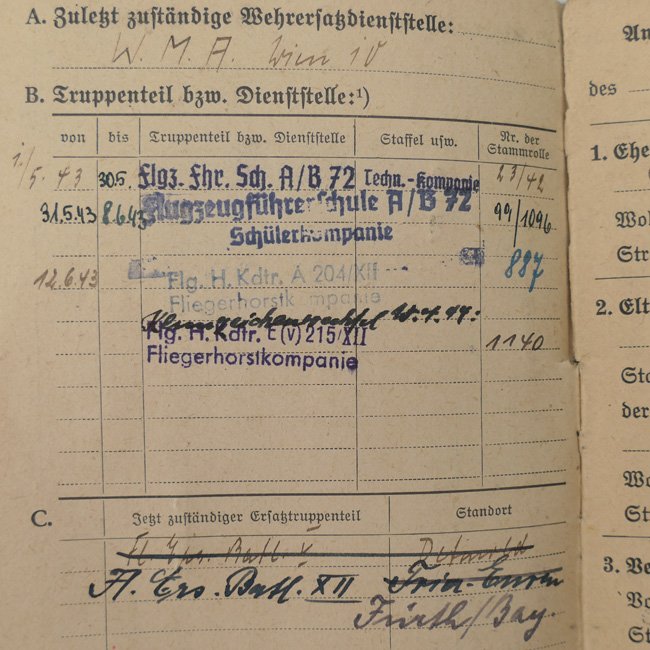 Luftwaffe Soldbuch 'Karl Ehrenberger' — image 6
