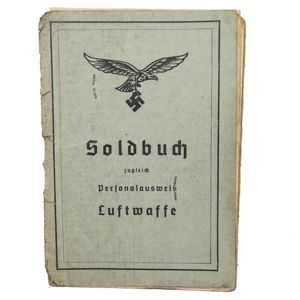 Luftwaffe Soldbuch 'Karl Ehrenberger'