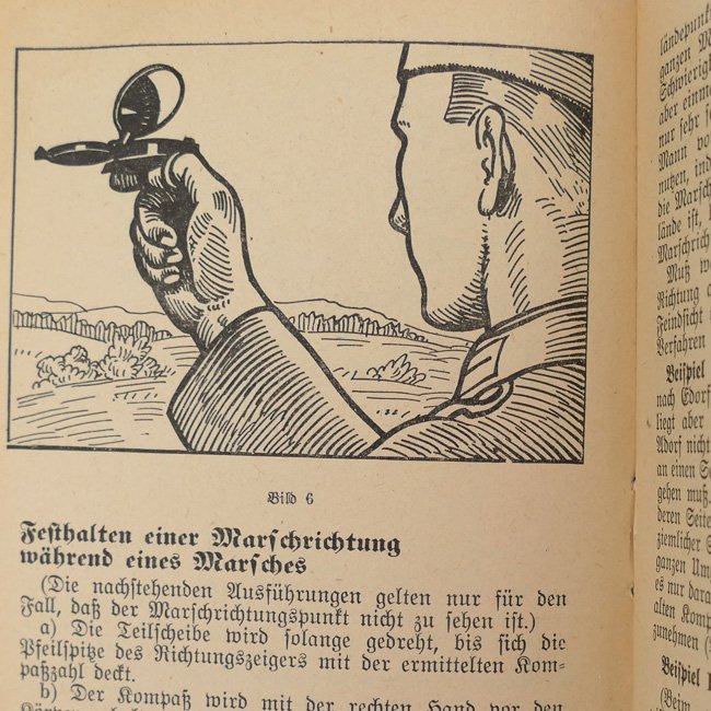 Wehrmacht 'Der Marschkompaß' Instruction-Booklet — image 4
