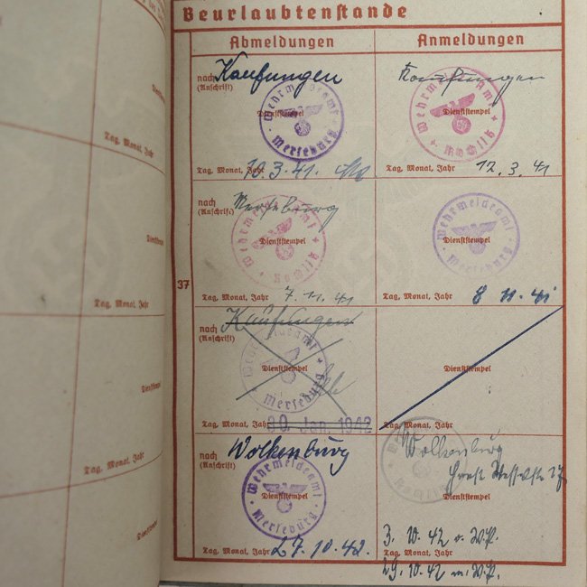 WH (Heer) Wehrpaß — image 6