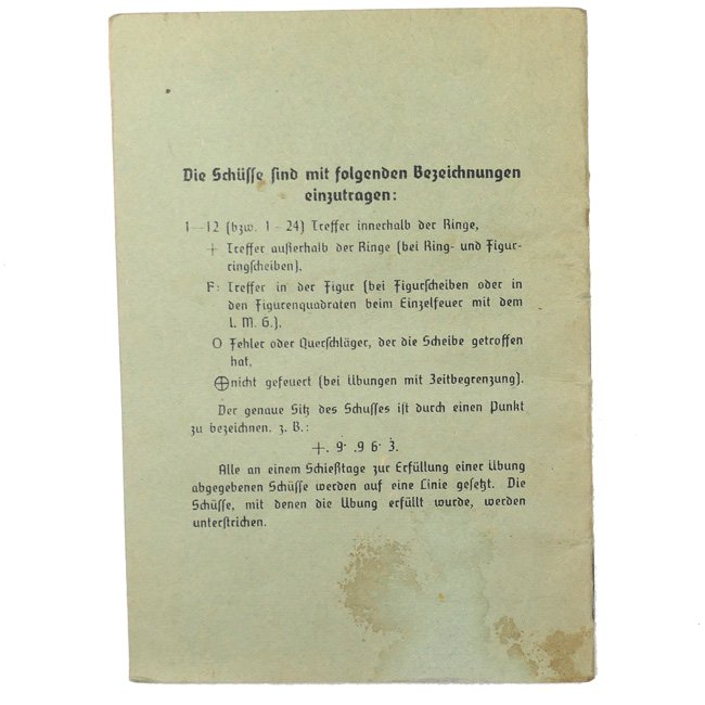 Luftwaffe Shooting Booklet — image 7