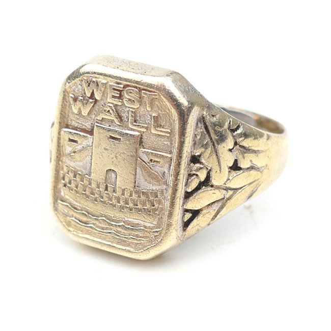 German 'Westwall' Souvenir Ring — image 2