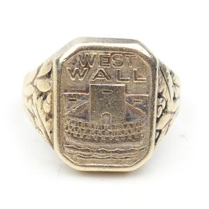 German 'Westwall' Souvenir Ring