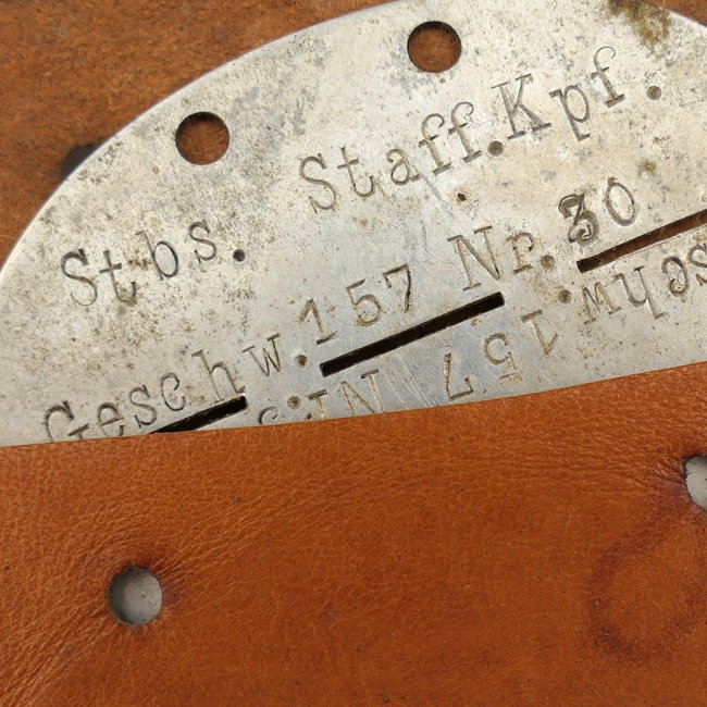 Luftwaffe ID-disc & Pouch Kampfgeschwader 157 'Boelcke' — image 3