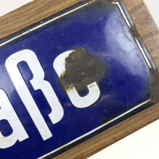 'Junkersstraße' Enamel Street Sign from Dessau — image 5