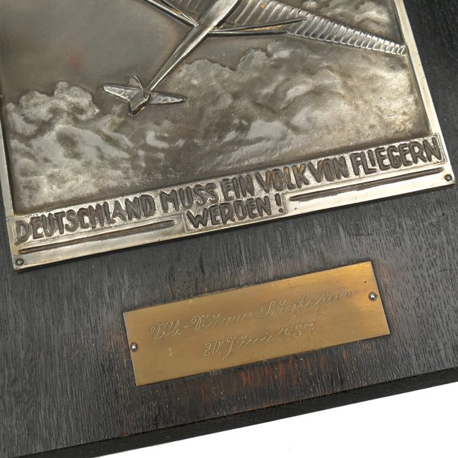 Luftwaffe Souvenir Wall Plaque 1937 — image 3