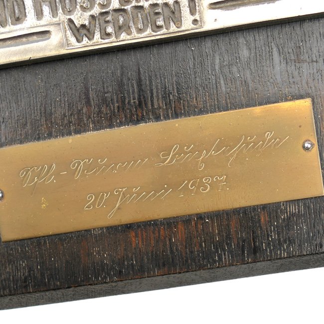 Luftwaffe Souvenir Wall Plaque 1937 — image 4