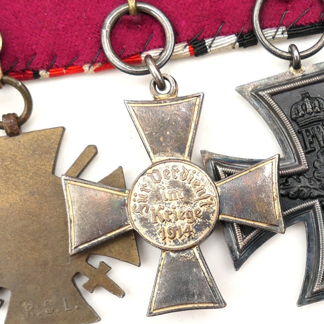 WW1 3-Piece Medal Bar & Batton — image 5