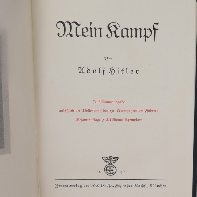 Adolf Hitler's 'Mein Kampf' - jubilee edition for the 50th birthday of Adolf Hitler — image 6