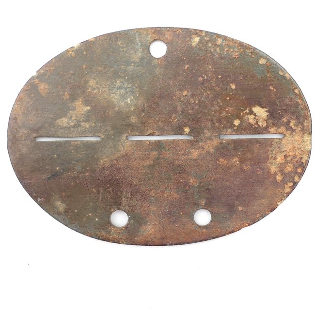 WH (Heer) ID-disc '3./I.E.B.120 MOT' — image 2