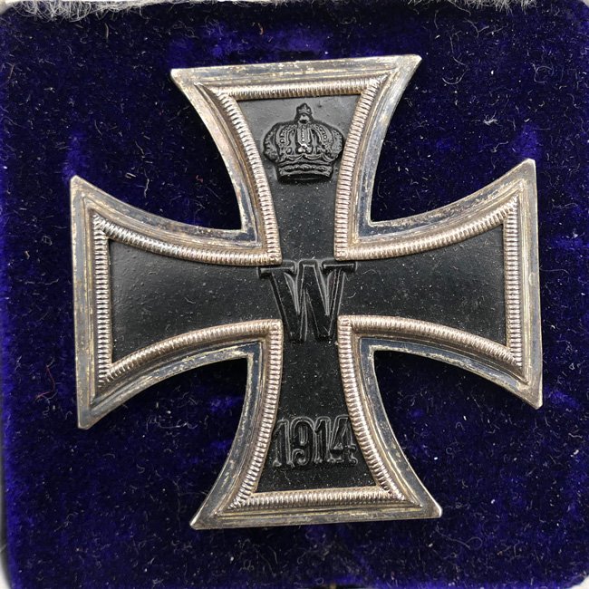 Cased WW1 Iron Cross 1st Class 'WS' — image 2