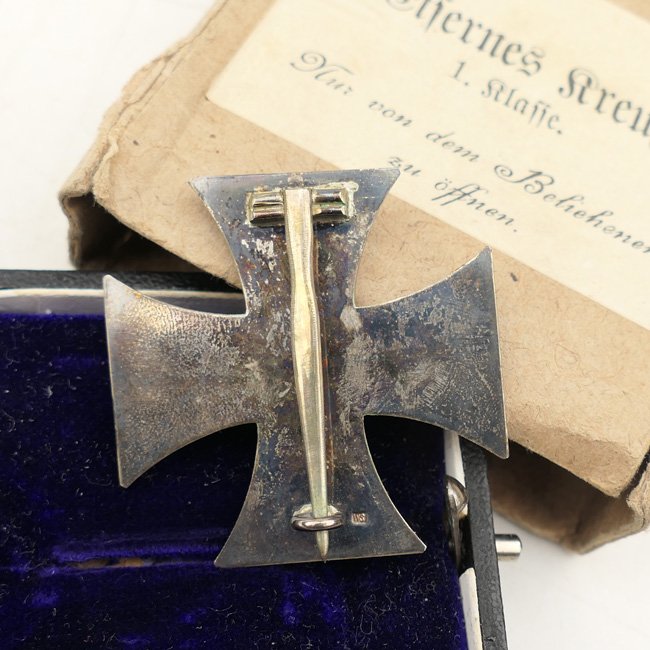 Cased WW1 Iron Cross 1st Class 'WS' — image 3