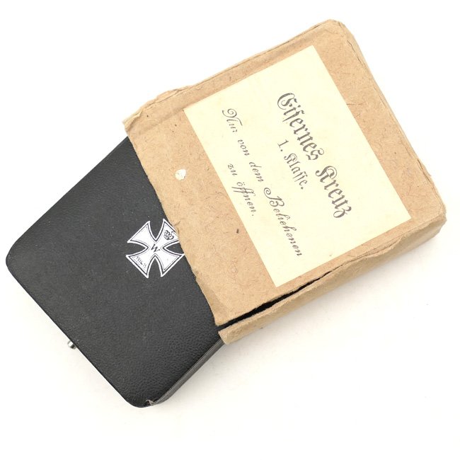 Cased WW1 Iron Cross 1st Class 'WS' — image 6