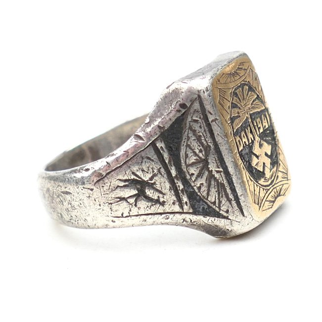German 'DAK 1941' Afrikakorps Souvenir Ring — image 4