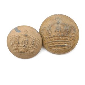 WW1 Prussian Crown Tunic Buttons