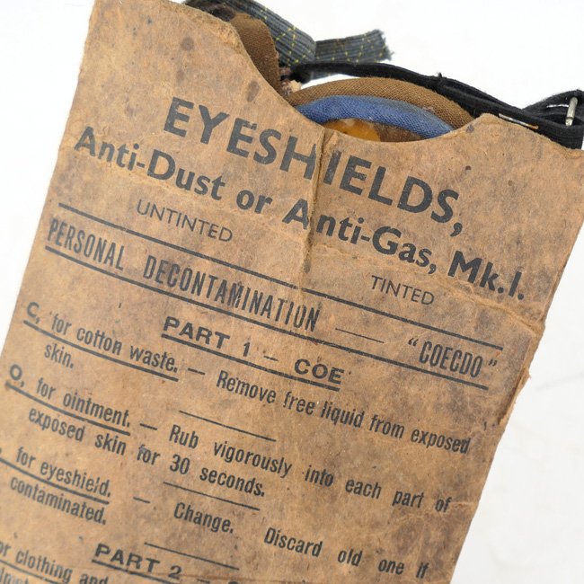WW2 British Army Eye Shields Anti-Gas Mk1 — image 3
