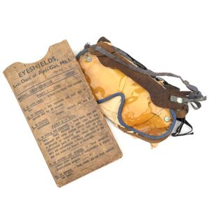 WW2 British Army Eye Shields Anti-Gas Mk1
