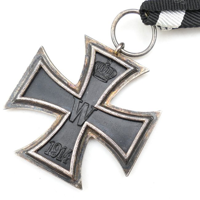 WW1 Iron Cross 2nd Class 'K.A.G.' on Austrian Ribbon — image 2