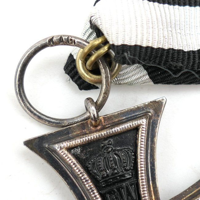 WW1 Iron Cross 2nd Class 'K.A.G.' on Austrian Ribbon — image 5
