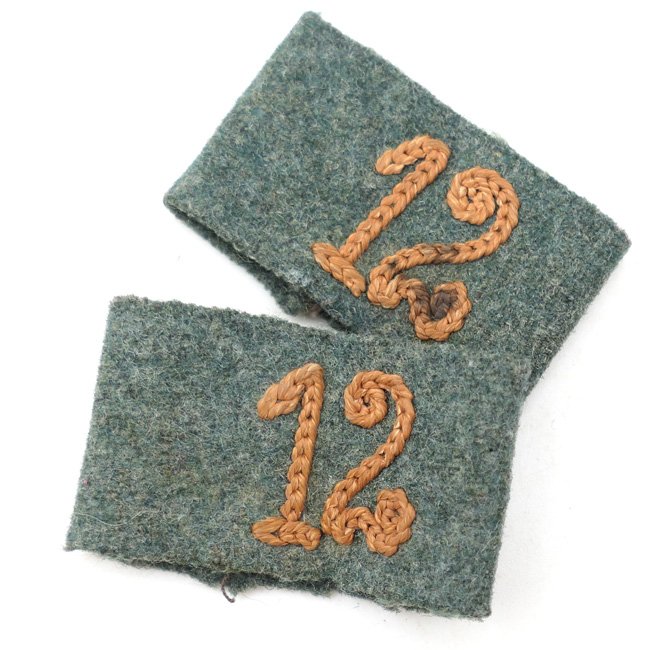 WH (Heer) Slip-ons for the 'Kradschützen-Bataillon 12' — image 2