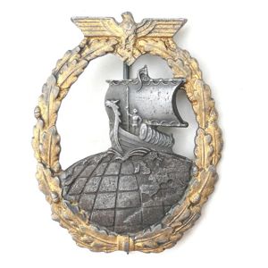 Kriegsmarine Auxiliary Cruiser War Badge 'R.S.'