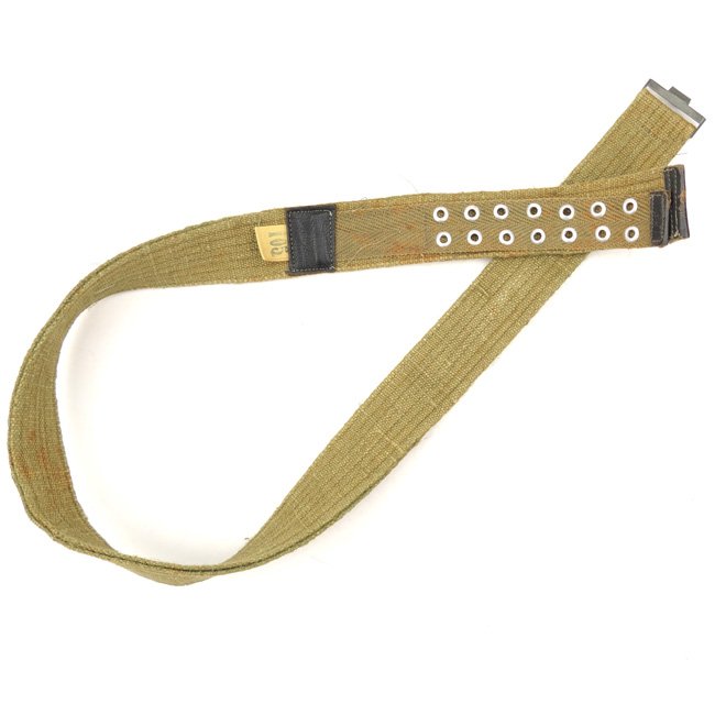 Rare Wehrmacht 'Afrikakorps' Tropical Belt 'E. Schneider' — image 3