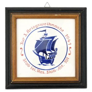 Luftwaffe 'Flak-Abteilung 761' Ceramic Tile 1941