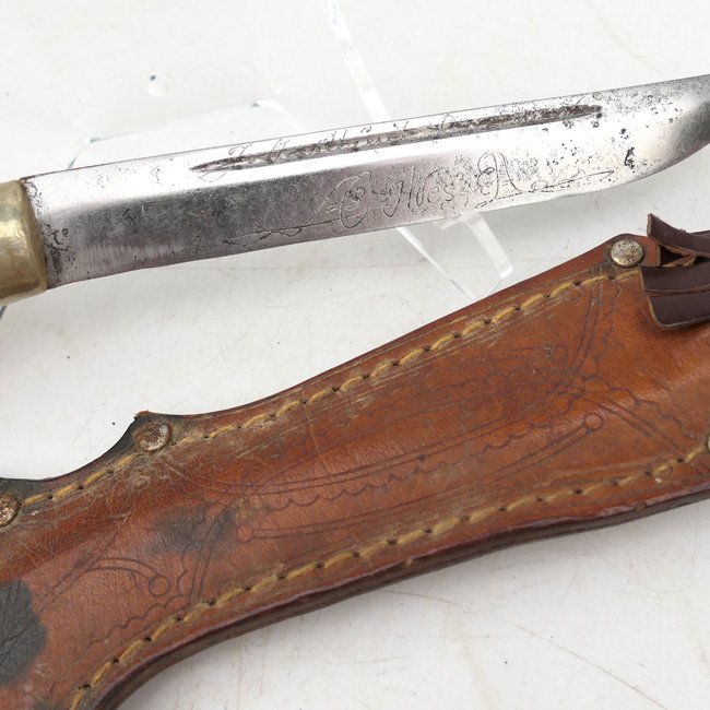 WW2 German 'Petsamo' Souvernir Puukko Knife — image 2