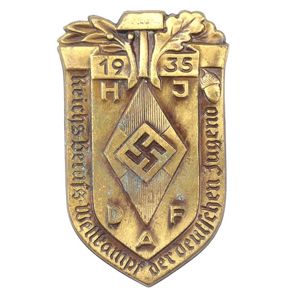 Hitler-Jugend 'Reichsberufs-Wettkampf' 1935 Tinnie