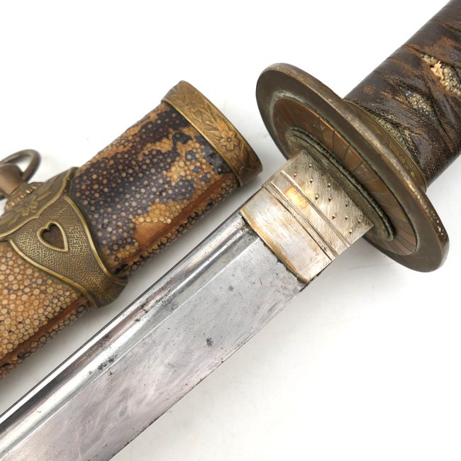 Japanese Naval Officers kai-gunto sword and scabbard — image 12
